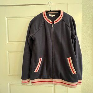 Women's Boden Navy Bomber Jacket